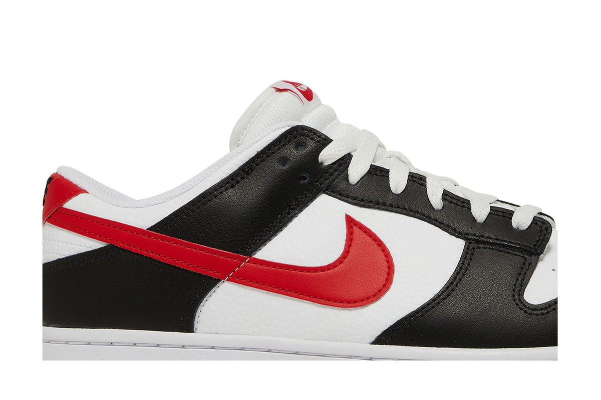 Nike Dunk Low Retro Red Swoosh Panda sneaker afbeelding 2 - stylecode FB3354-001