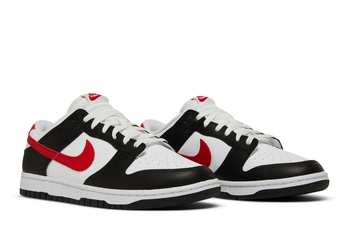 Nike Dunk Low Retro Red Swoosh Panda sneaker afbeelding 8 - stylecode FB3354-001