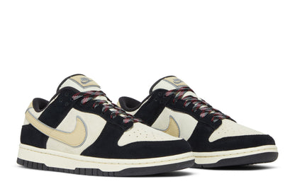 Nike Dunk Low LX Black Suede Team Gold (Women's) sneaker afbeelding 8 - stylecode DV3054-001
