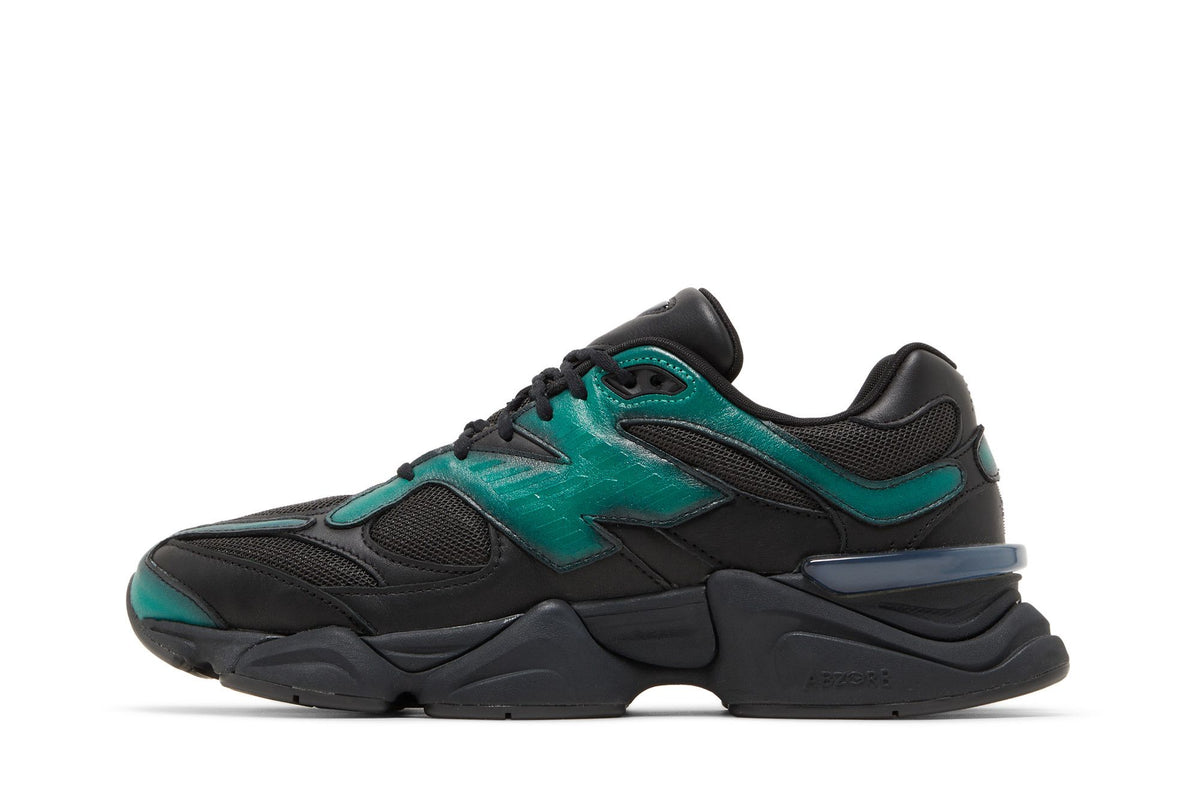 New Balance 9060 Mowalola Burglarwear Black Teal Pink sneaker afbeelding 3 - stylecode U9060ML