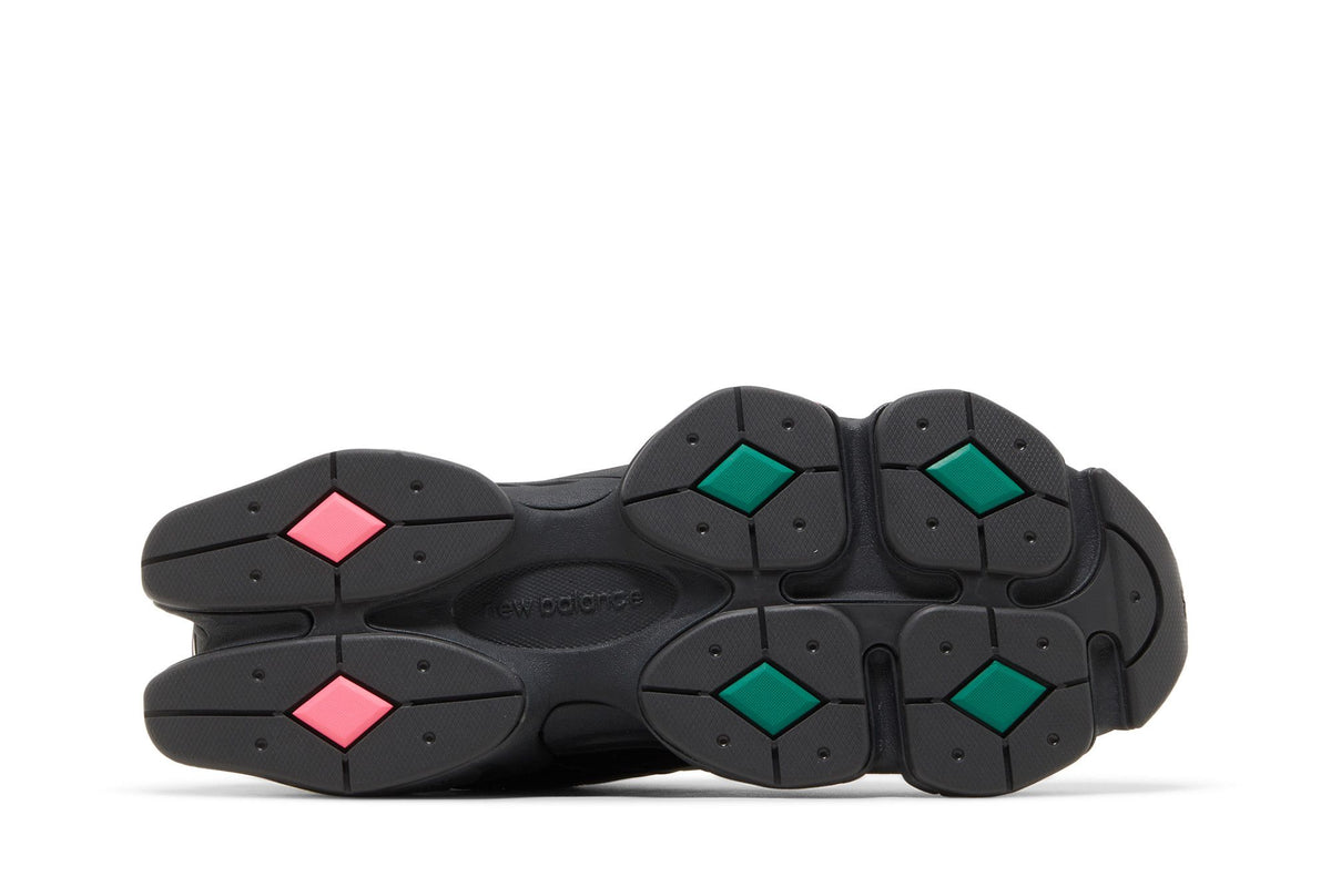 New Balance 9060 Mowalola Burglarwear Black Teal Pink sneaker afbeelding 4 - stylecode U9060ML