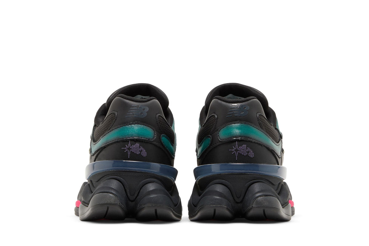 New Balance 9060 Mowalola Burglarwear Black Teal Pink sneaker afbeelding 6 - stylecode U9060ML