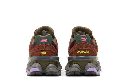 New Balance 9060 Rich Oak Burgundy sneaker afbeelding 6 - stylecode U9060BUR