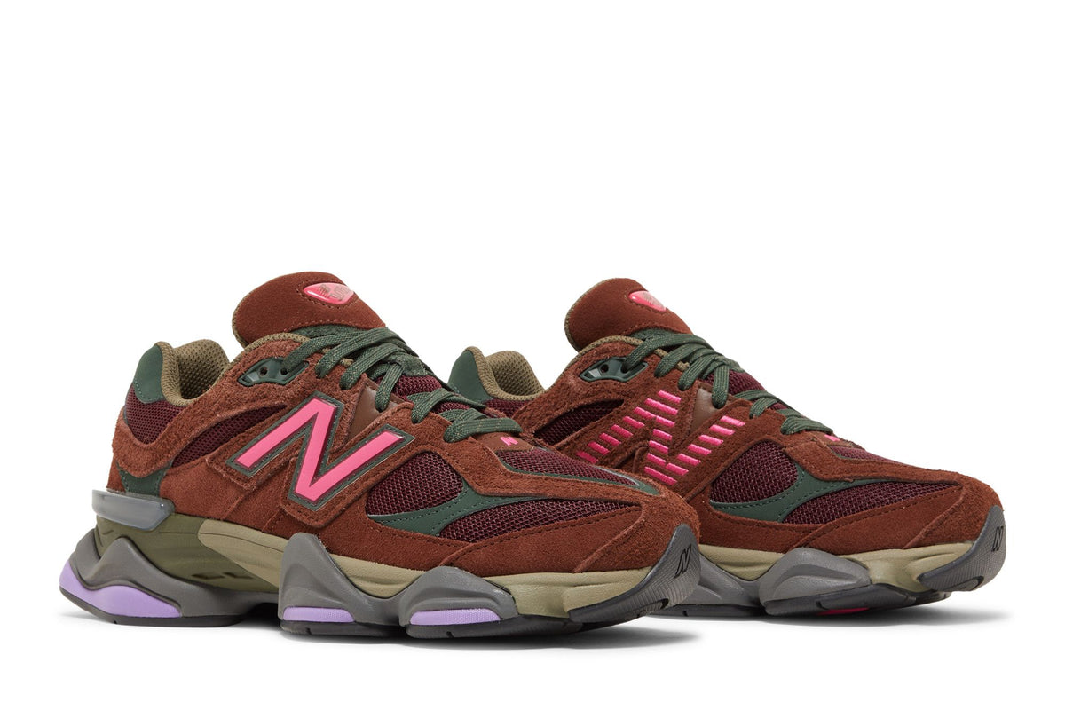 New Balance 9060 Rich Oak Burgundy sneaker afbeelding 8 - stylecode U9060BUR