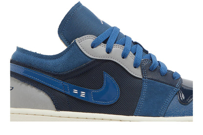 Jordan 1 Low SE Craft Obsidian French Blue Ashen Slate White sneaker afbeelding 2 - stylecode DR8867-400