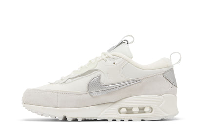 Nike Air Max 90 Futura Summit White Metallic Silver (Women's) sneaker afbeelding 3 - stylecode FB1877-110