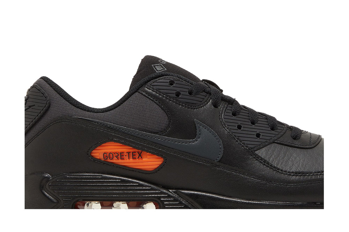 Nike Air Max 90 Gore-Tex Black Anthracite Safety Orange sneaker afbeelding 2 - stylecode DJ9779-002