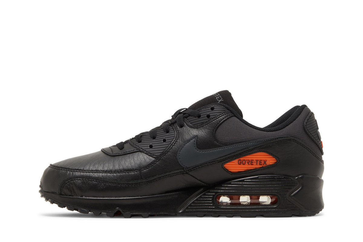 Nike Air Max 90 Gore-Tex Black Anthracite Safety Orange sneaker afbeelding 3 - stylecode DJ9779-002