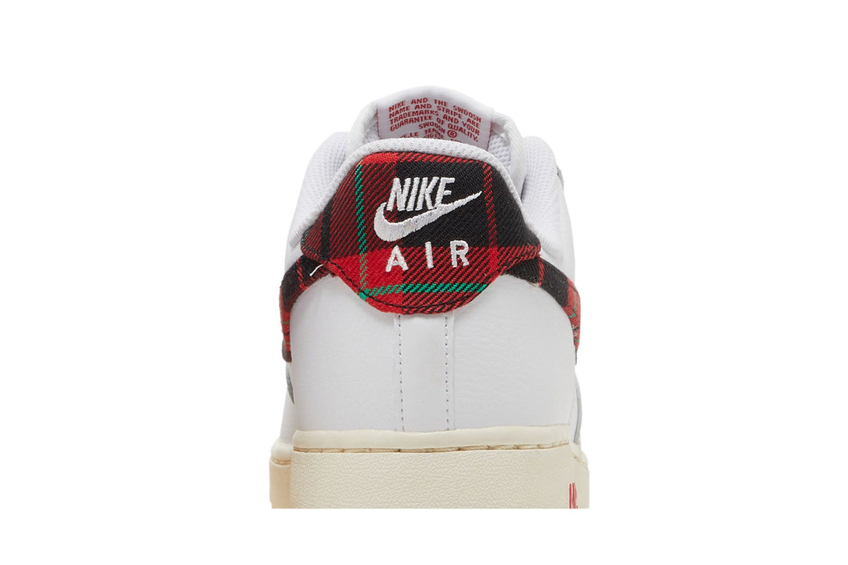 Nike Air Force 1 Low '07 LV8 Tartan Plaid White University Red sneaker afbeelding 7 - stylecode DV0789-100