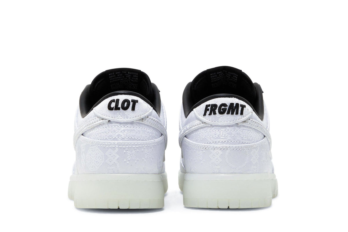 Nike Dunk Low CLOT Fragment White sneaker afbeelding 6 - stylecode FN0315-110
