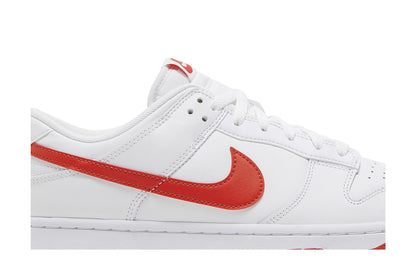 Nike Dunk Low Retro White Picante Red sneaker afbeelding 2 - stylecode DV0831-103
