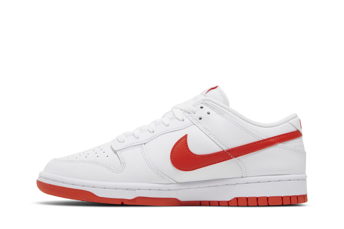 Nike Dunk Low Retro White Picante Red sneaker afbeelding 3 - stylecode DV0831-103