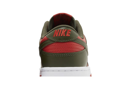 Nike Dunk Low Mystic Red Cargo Khaki sneaker afbeelding 7 - stylecode DV0833-600