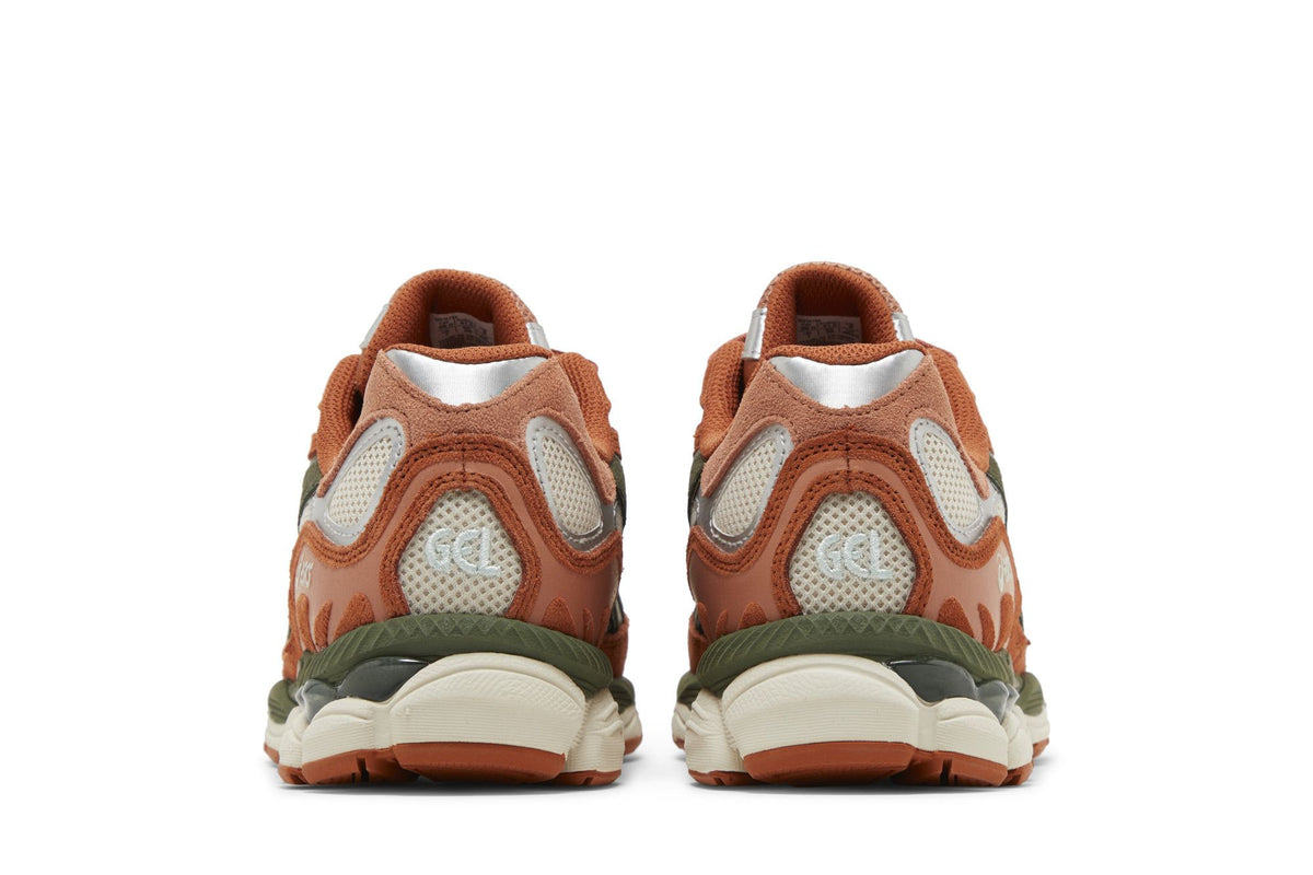 ASICS Gel-NYC Oatmeal Forest Green Orange sneaker afbeelding 6 - stylecode 1201A789-251