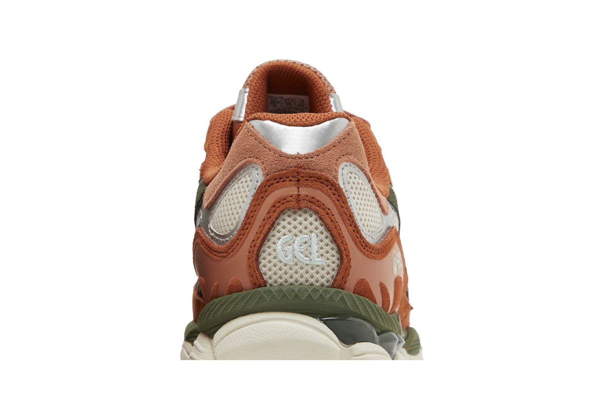ASICS Gel-NYC Oatmeal Forest Green Orange sneaker afbeelding 7 - stylecode 1201A789-251