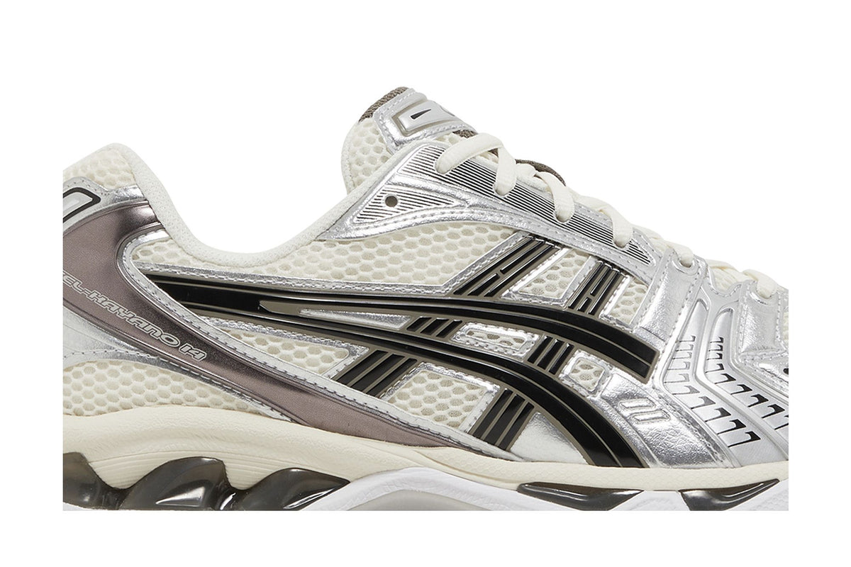 ASICS Gel-Kayano 14 Cream Black Metallic Plum sneaker afbeelding 2 - stylecode 1201A019-108
