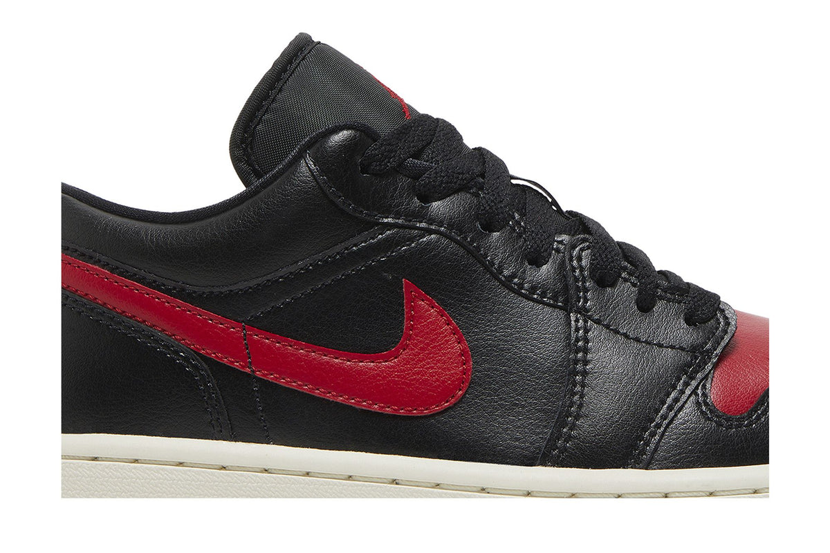 Jordan 1 Low Bred Sail (Women's) sneaker afbeelding 2 - stylecode DC0774-061