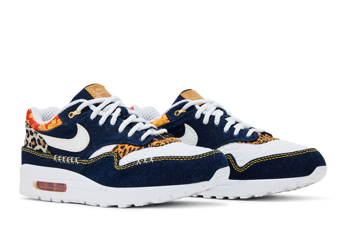 Nike Air Max 1 Premium Denim Leopard sneaker afbeelding 8 - stylecode FJ4452-432