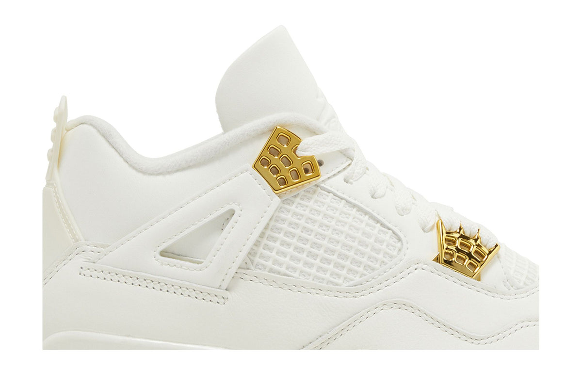 Jordan 4 Retro Metallic Gold (Women's) sneaker afbeelding 2 - stylecode AQ9129-170