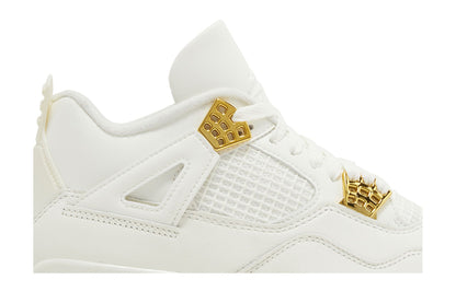 Jordan 4 Retro Metallic Gold (Women's) sneaker afbeelding 2 - stylecode AQ9129-170