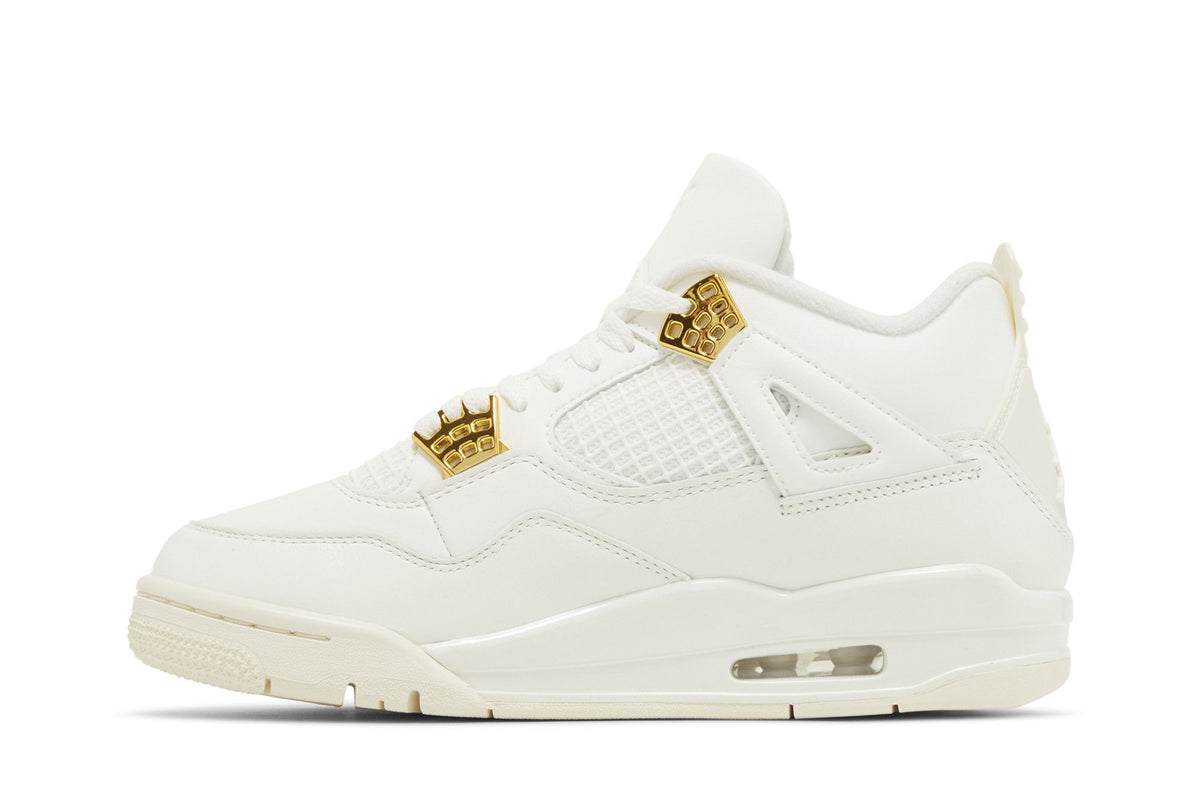 Jordan 4 Retro Metallic Gold (Women's) sneaker afbeelding 3 - stylecode AQ9129-170