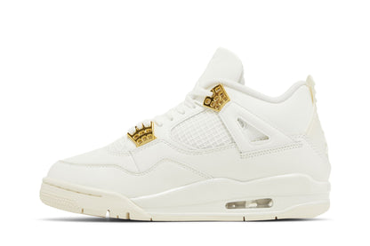 Jordan 4 Retro Metallic Gold (Women's) sneaker afbeelding 3 - stylecode AQ9129-170