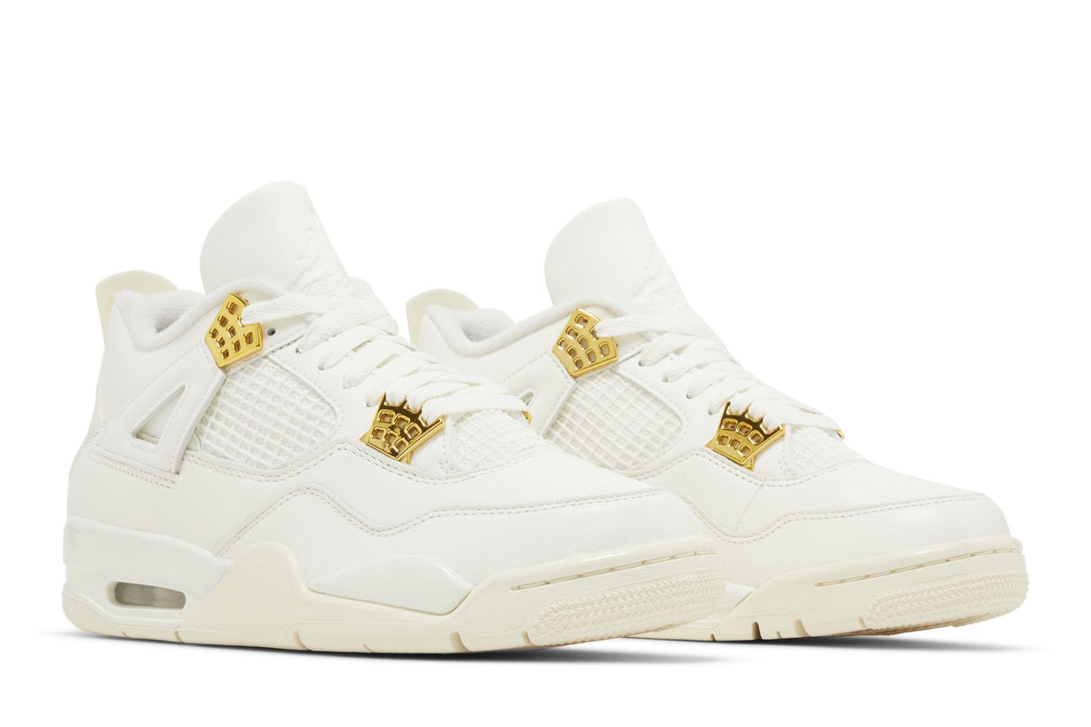 Jordan 4 Retro Metallic Gold (Women's) sneaker afbeelding 8 - stylecode AQ9129-170
