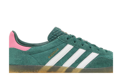 adidas Gazelle Indoor Collegiate Green Lucid Pink (Women's) sneaker afbeelding 2 - stylecode IG5929
