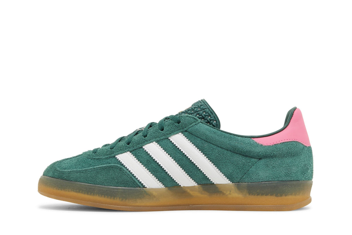 adidas Gazelle Indoor Collegiate Green Lucid Pink (Women's) sneaker afbeelding 3 - stylecode IG5929