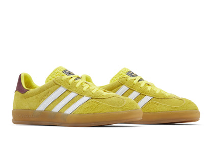 adidas Gazelle Indoor Bright Yellow Collegiate Burgundy (Women's) sneaker afbeelding 8 - stylecode IE7003