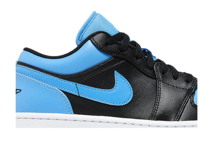 Jordan 1 Low Black University Blue sneaker afbeelding 2 - stylecode 553558-041