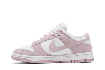 Nike Dunk Low Pink Corduroy (Women's) sneaker afbeelding 3 - stylecode FN7167-100