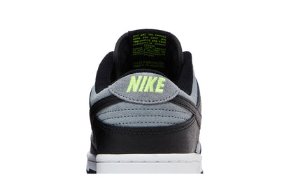Nike Dunk Low Black Cool Grey Volt Mini Swoosh sneaker afbeelding 7 - stylecode FQ2205-001