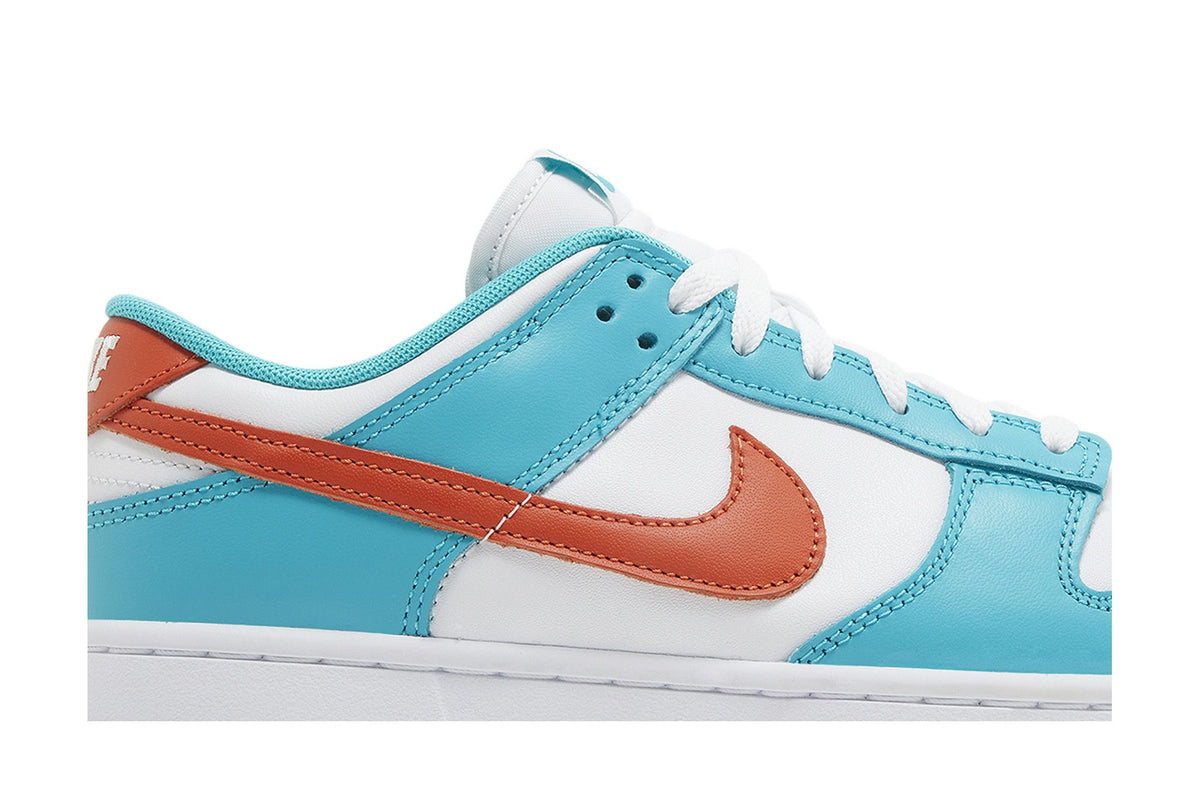 Nike Dunk Low Miami Dolphins sneaker afbeelding 2 - stylecode DV0833-102