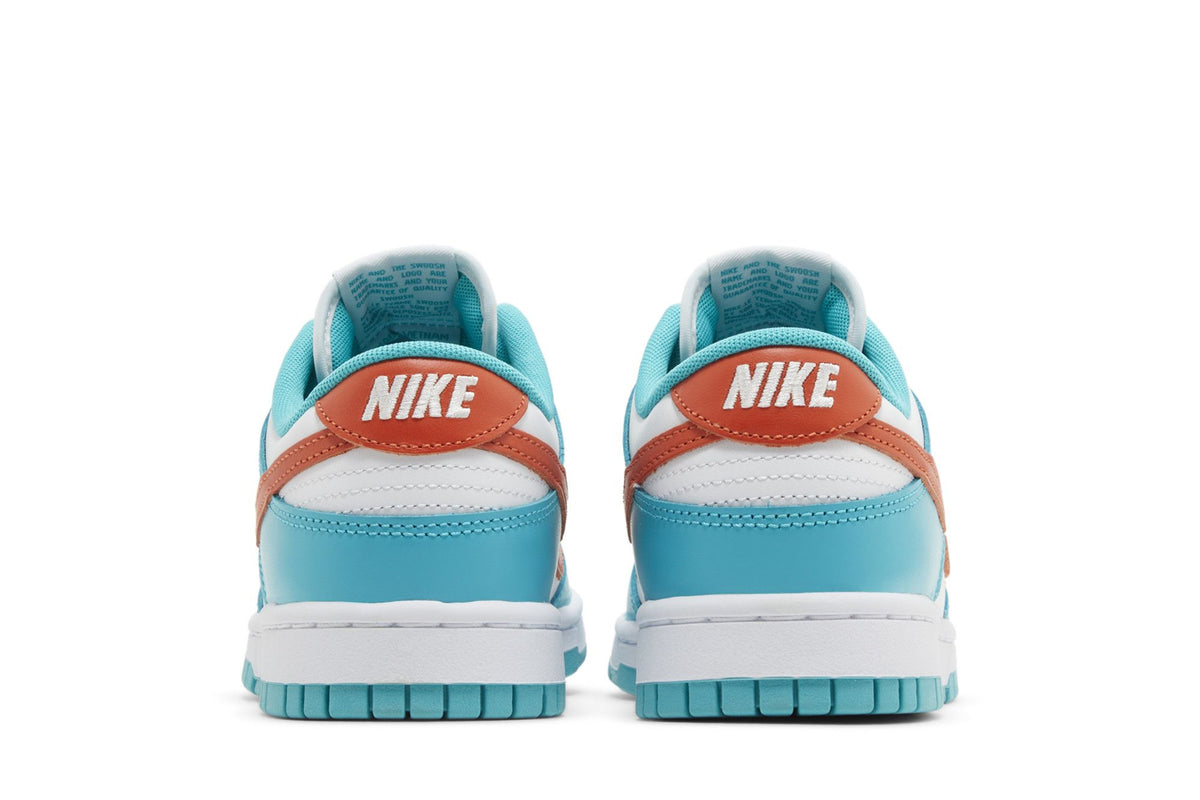 Nike Dunk Low Miami Dolphins sneaker afbeelding 6 - stylecode DV0833-102