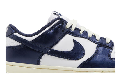Nike Dunk Low PRM Vintage Navy (Women's) sneaker afbeelding 2 - stylecode FN7197-100