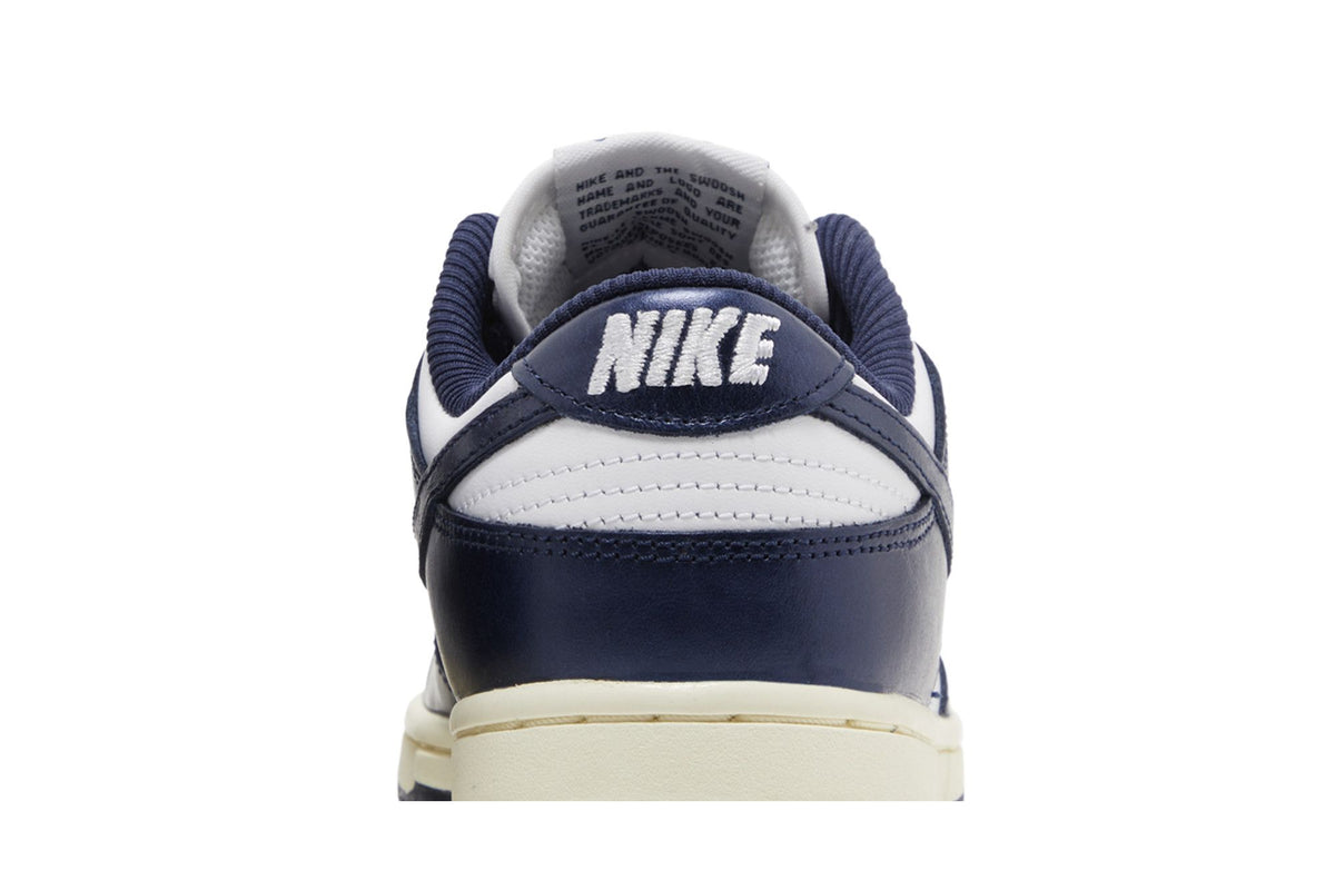 Nike Dunk Low PRM Vintage Navy (Women's) sneaker afbeelding 7 - stylecode FN7197-100