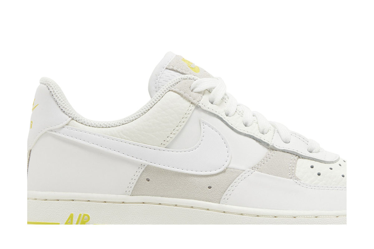 Nike Air Force 1 Low '07 UV Reactive Patchwork White Multicolor Yellow (Women's) sneaker afbeelding 2 - stylecode FQ0709-100