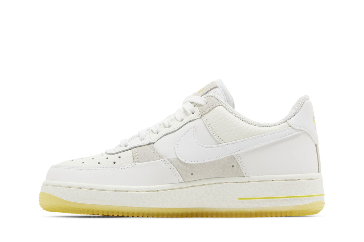 Nike Air Force 1 Low '07 UV Reactive Patchwork White Multicolor Yellow (Women's) sneaker afbeelding 3 - stylecode FQ0709-100