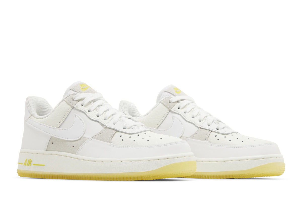 Nike Air Force 1 Low '07 UV Reactive Patchwork White Multicolor Yellow (Women's) sneaker afbeelding 8 - stylecode FQ0709-100