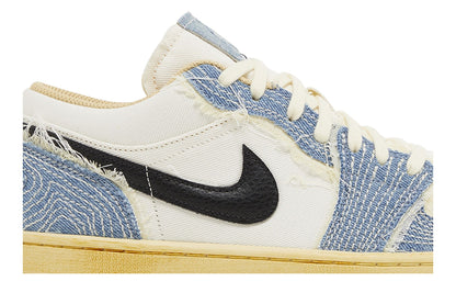 Jordan 1 Low SE WRMK Sashiko Denim sneaker afbeelding 2 - stylecode FN7670-493