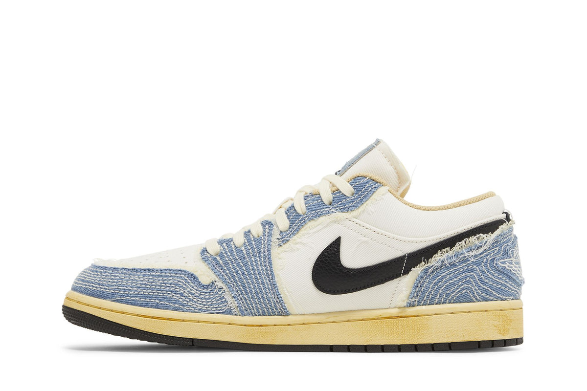 Jordan 1 Low SE WRMK Sashiko Denim sneaker afbeelding 3 - stylecode FN7670-493
