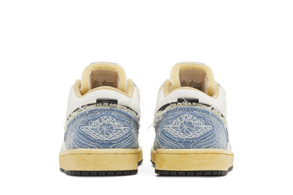 Jordan 1 Low SE WRMK Sashiko Denim sneaker afbeelding 6 - stylecode FN7670-493