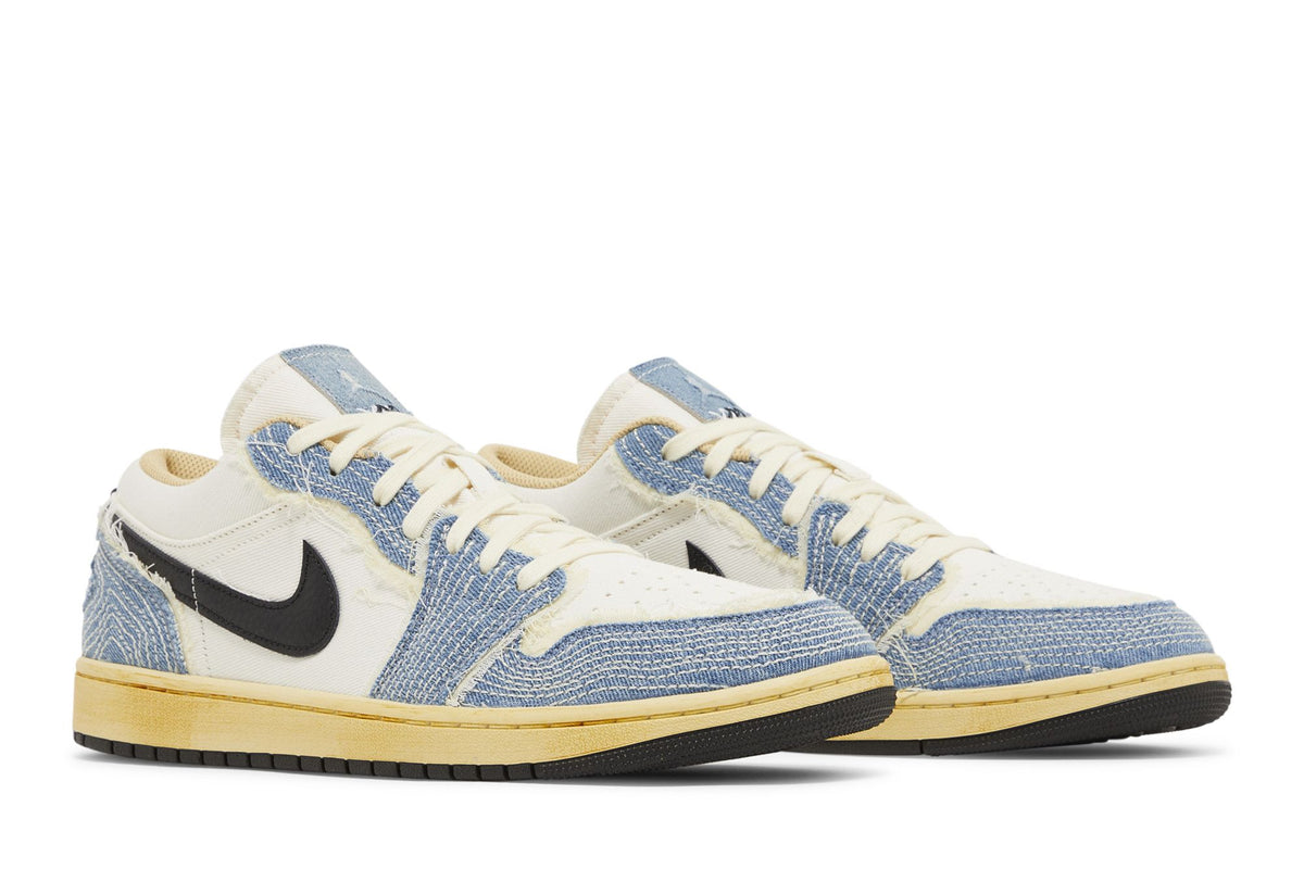 Jordan 1 Low SE WRMK Sashiko Denim sneaker afbeelding 8 - stylecode FN7670-493