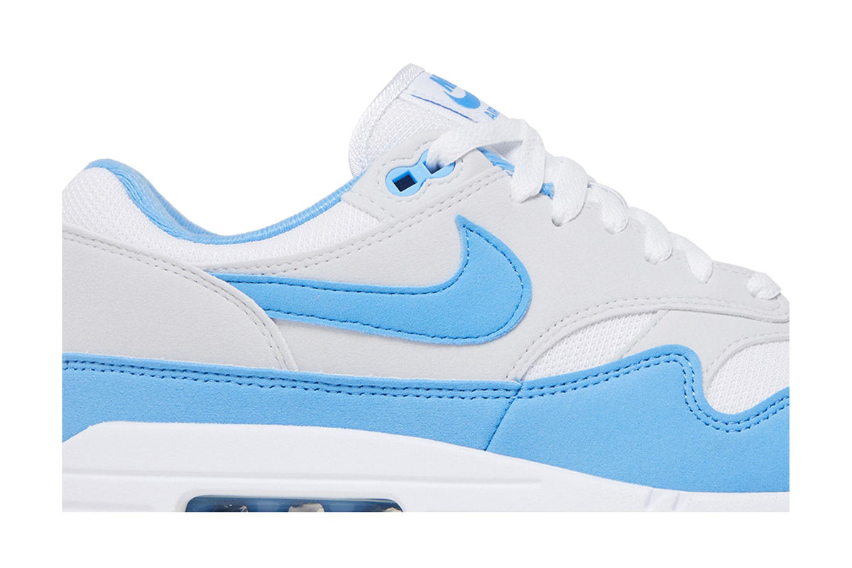Nike Air Max 1 White University Blue sneaker afbeelding 2 - stylecode FD9082-103
