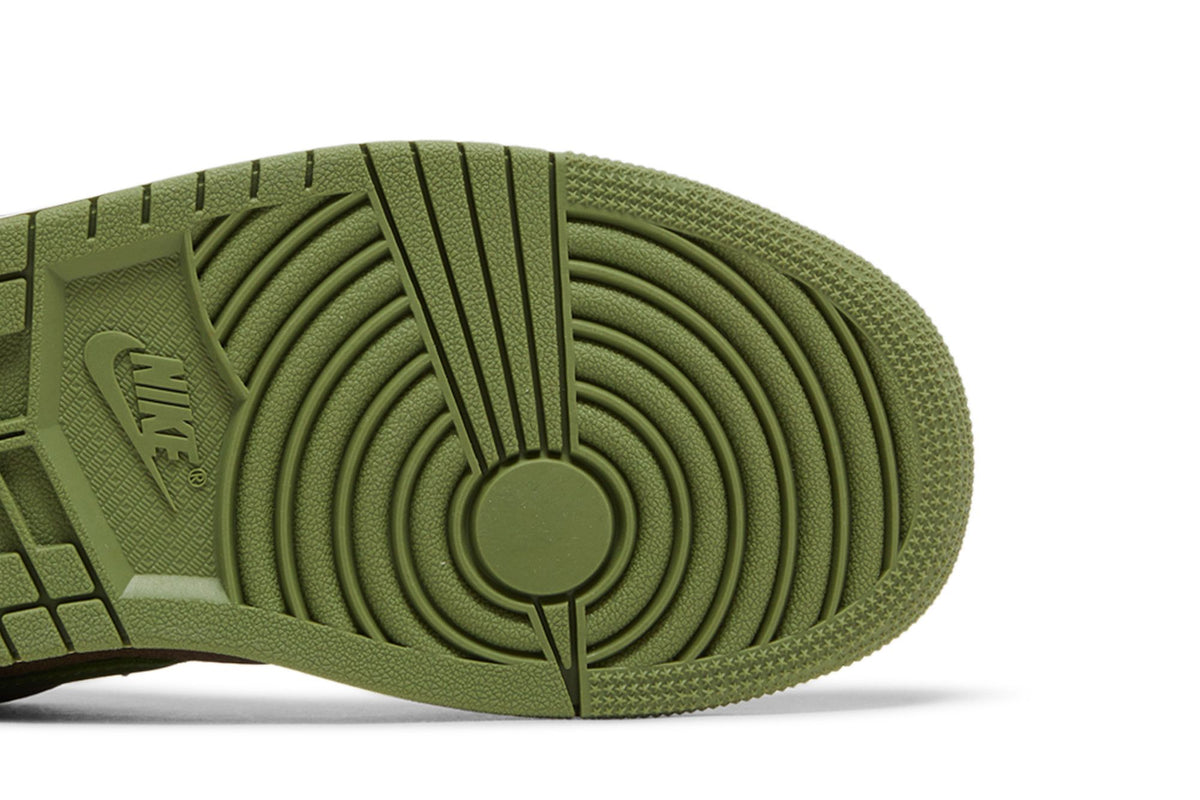 Jordan 1 Low SE Brown Kelp Sky J Light Olive (Women's) sneaker afbeelding 5 - stylecode FB9893-300