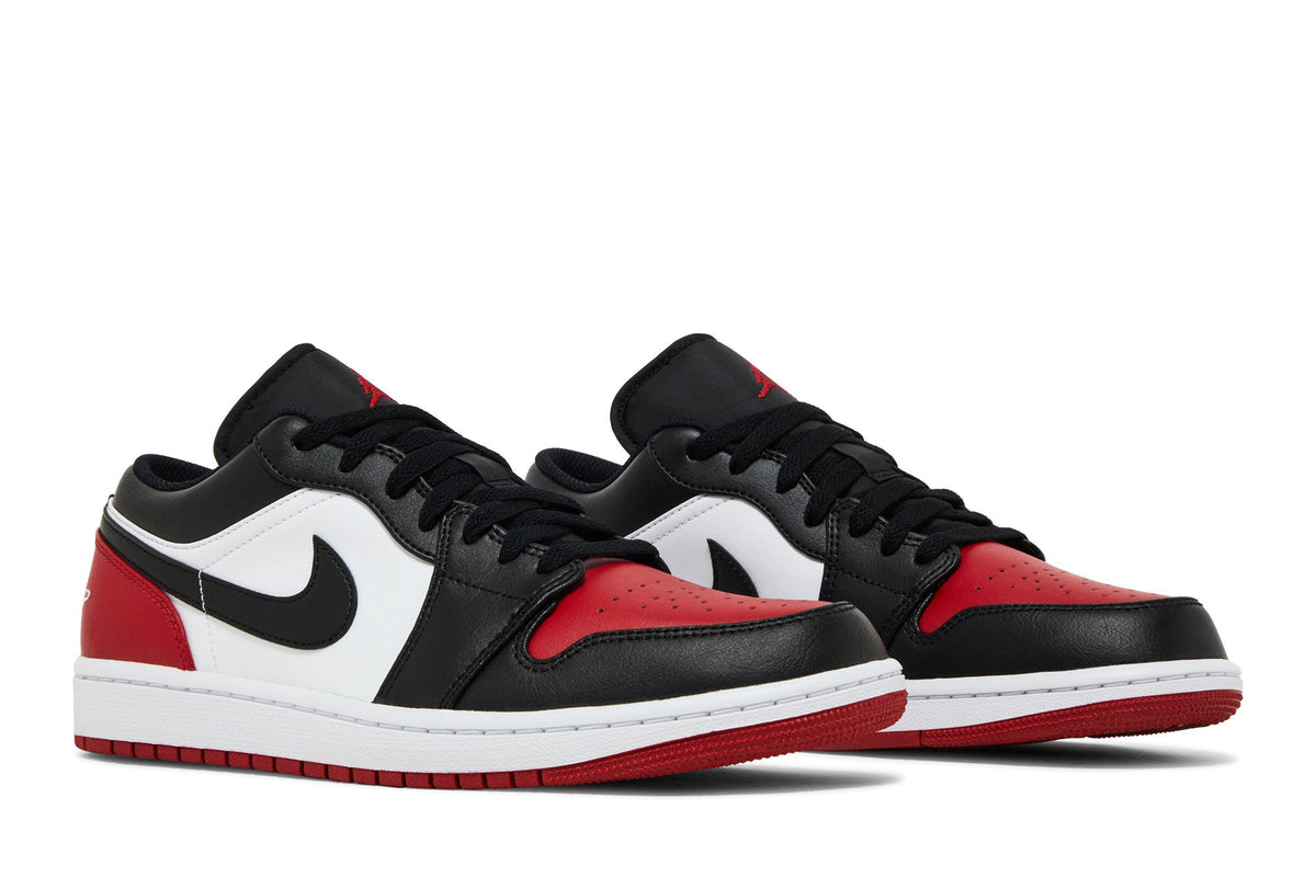 Jordan 1 Low Bred Toe 2.0 sneaker afbeelding 8 - stylecode 553558-161