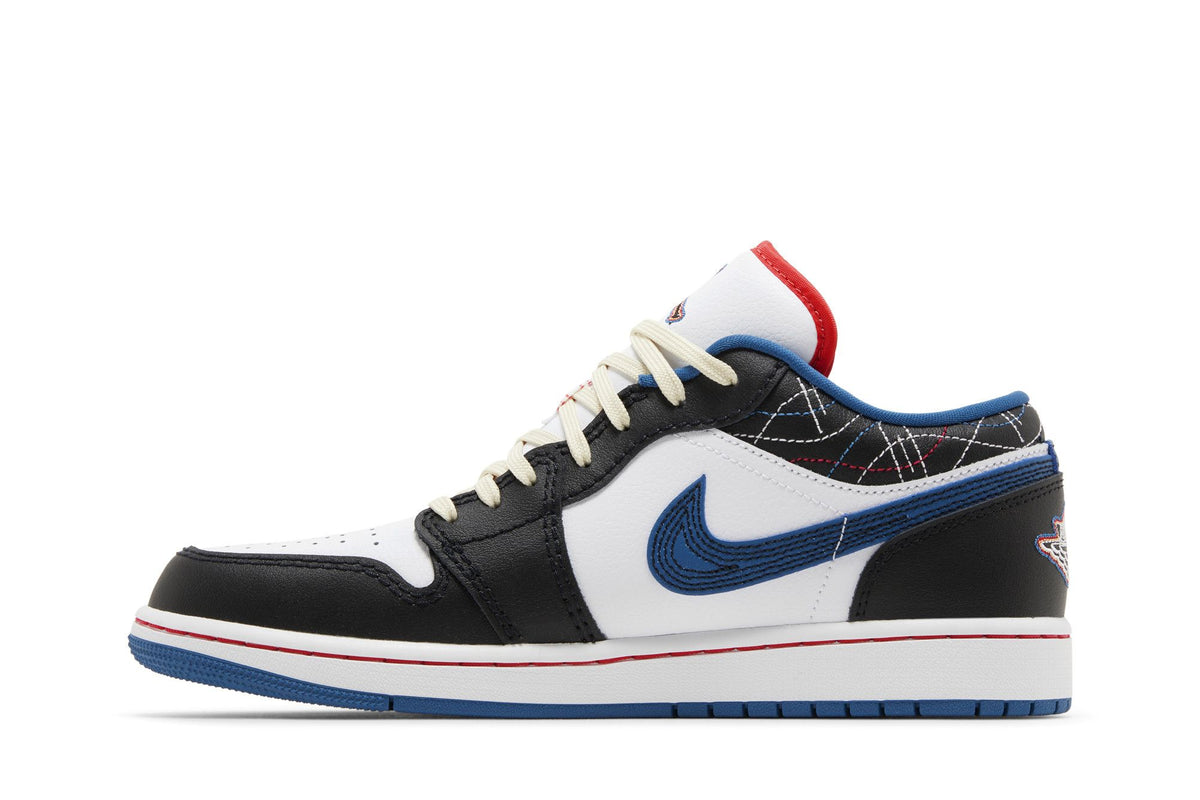 Jordan 1 Low SE Industrial Blue Sashiko sneaker afbeelding 3 - stylecode FV3622-141