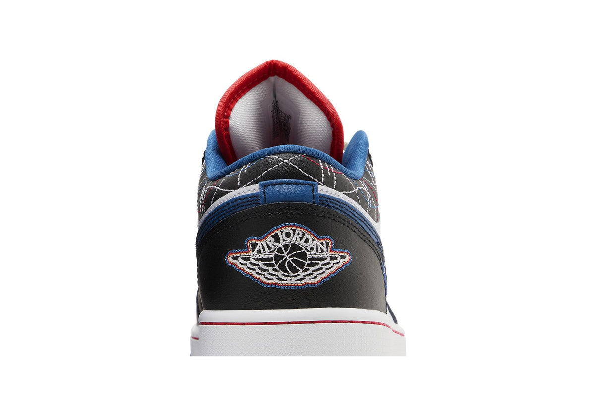 Jordan 1 Low SE Industrial Blue Sashiko sneaker afbeelding 7 - stylecode FV3622-141