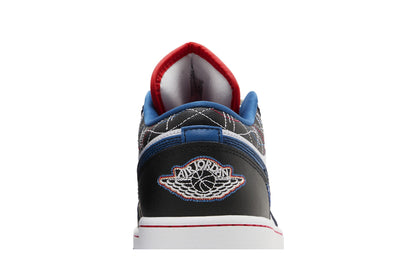 Jordan 1 Low SE Industrial Blue Sashiko sneaker afbeelding 7 - stylecode FV3622-141
